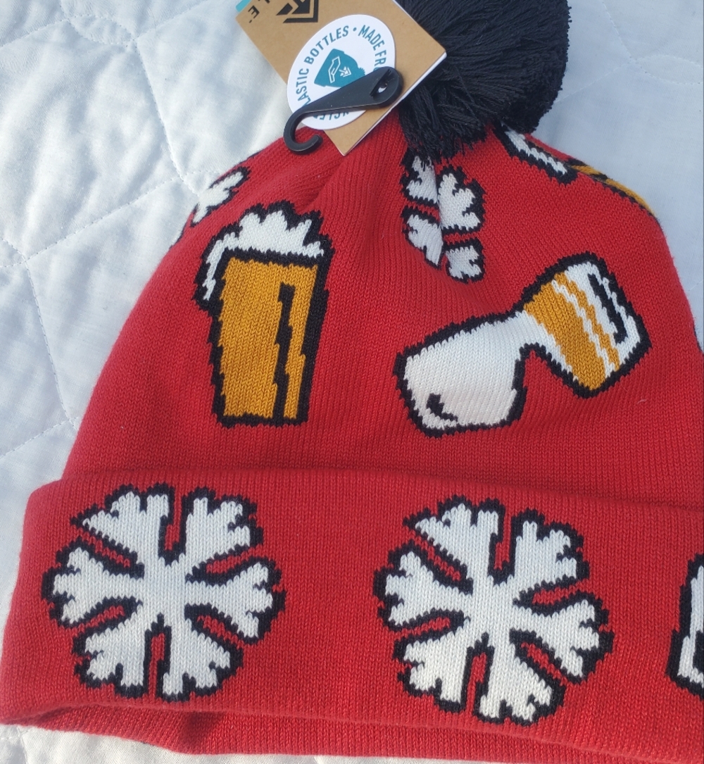 Utah Beer and Snow Winter Beanie - Picture 2 of 5
